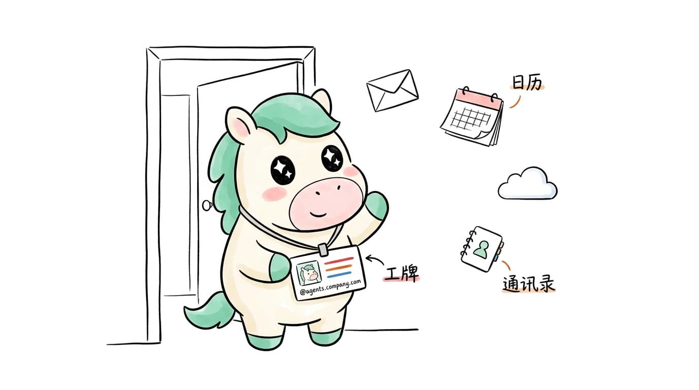 Google just issued its Gemini agent a badge: a company email, a calendar, and an audit trail to answer to