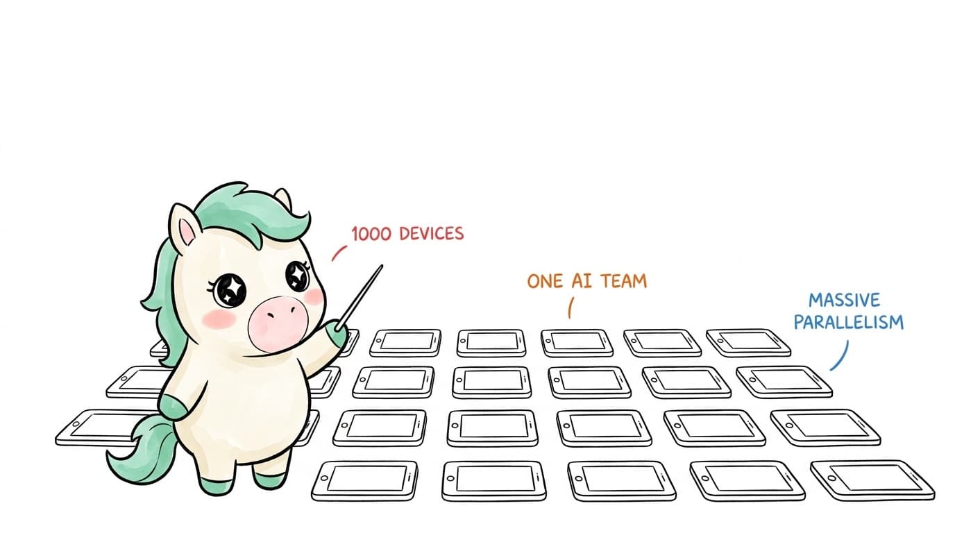 Illustration: a thousand devices make up your own AI team