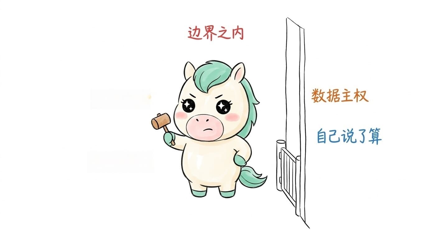 插画：边界之内，数据主权，自己说了算